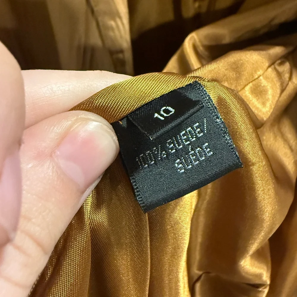 Lafayette 148 | Suede Open Leather Jacket - Picture 5 of 8